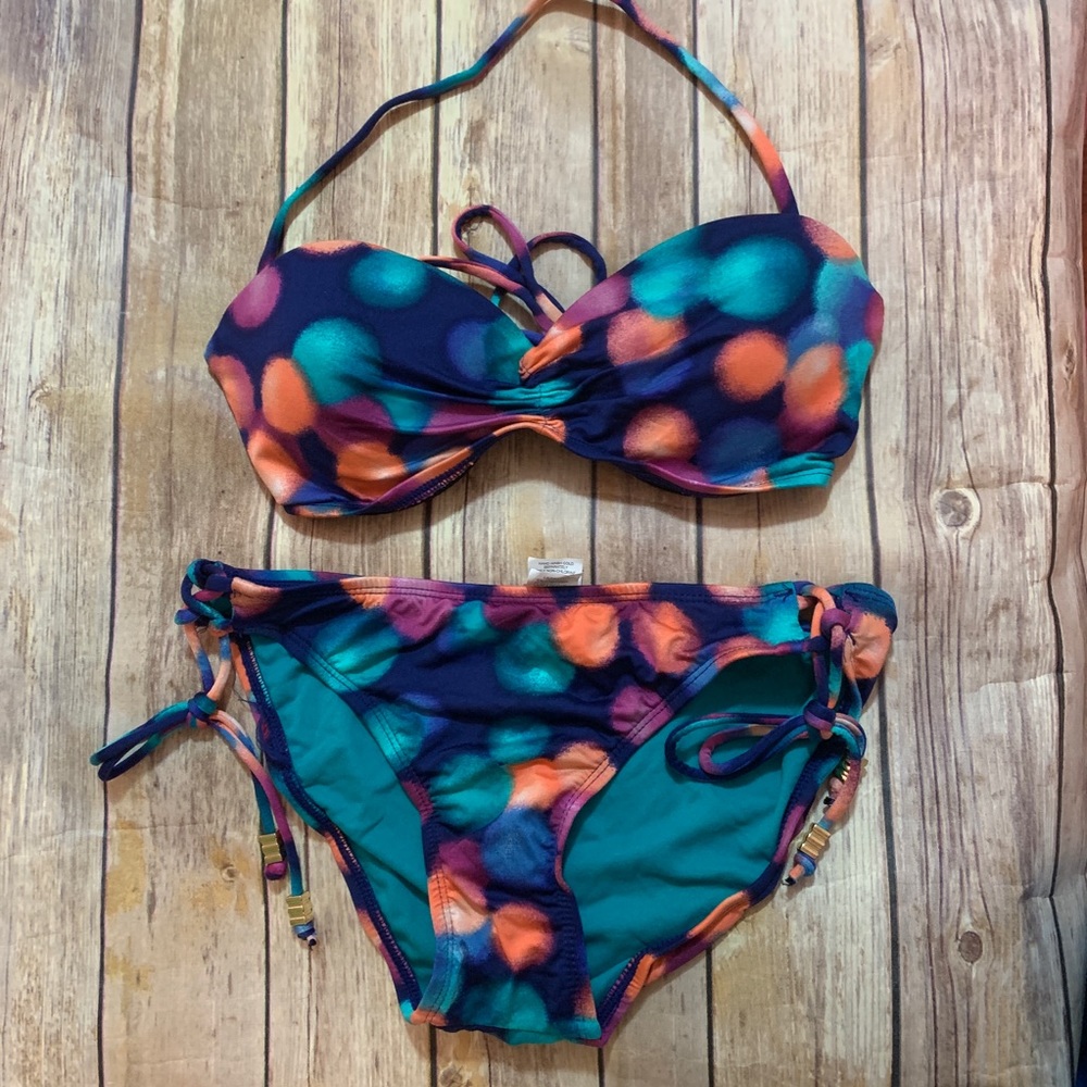 Bar III Halter Bikini 2 piece set Size XS